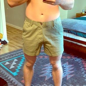 Men’s BearBottom Stretch Shorts (M) Hunter Green